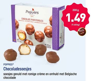 Promoties Chocoladesoesjes - Poppies - Geldig van 18/02/2019 tot 23/02/2019 bij Aldi
