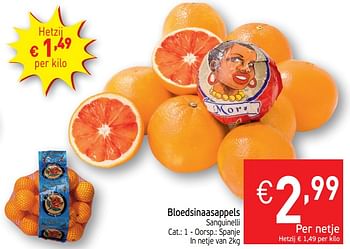 Promoties Bloedsinaasappels - Huismerk - Intermarche - Geldig van 19/02/2019 tot 24/02/2019 bij Intermarche