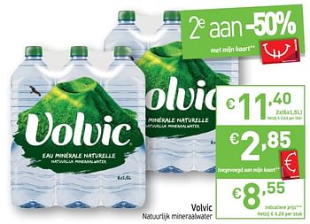 Promoties Volvic natuurlijk mineraalwater - Volvic - Geldig van 19/02/2019 tot 24/02/2019 bij Intermarche