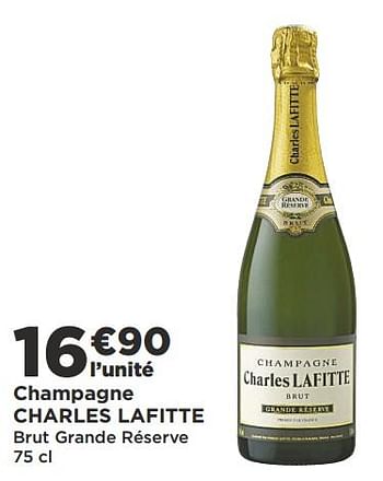 Promotions Champagne charles lafitte - Champagne - Valide de 19/02/2019 à 03/03/2019 chez Super Casino