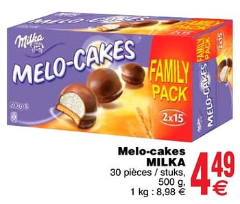 Promotions Melo-cakes milka - Milka - Valide de 19/02/2019 à 25/02/2019 chez Cora