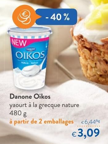 Promotions Danone oikos - Danone - Valide de 13/02/2019 à 26/02/2019 chez OKay