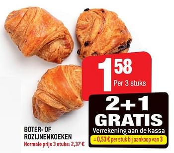 Promoties Boter- of rozijnenkoeken - Huismerk - Smatch - Geldig van 20/02/2019 tot 26/02/2019 bij Smatch