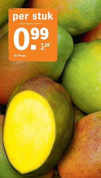 Promotions Ah mango - Produit Maison - Albert Heijn - Valide de 18/02/2019 à 24/02/2019 chez Albert Heijn