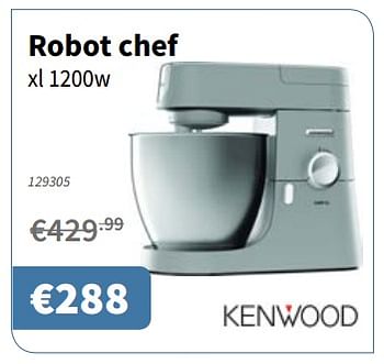 Promoties Kenwood robot chef - Kenwood - Geldig van 14/02/2019 tot 02/03/2019 bij Cevo Market