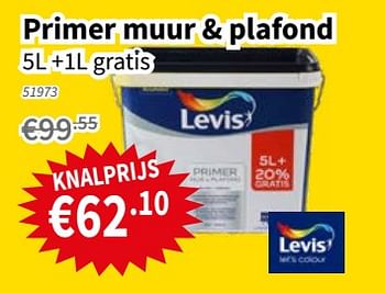 Promoties Primer muur + plafond - Levis - Geldig van 14/02/2019 tot 02/03/2019 bij Cevo Market