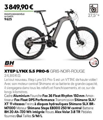 Promoties Xtep lynx 5.5 pro-s gris-noir-rouge - BH - Geldig van 01/01/2019 tot 31/12/2019 bij Sport 2000