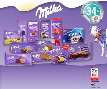 Promoties Choco brownie a partager milka - Milka - Geldig van 13/02/2019 tot 24/02/2019 bij G20