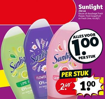 Promoties Sunlight - Sunlight - Geldig van 19/02/2019 tot 24/02/2019 bij Kruidvat