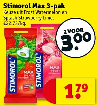 Promotions Stimorol max - Stimorol - Valide de 19/02/2019 à 24/02/2019 chez Kruidvat