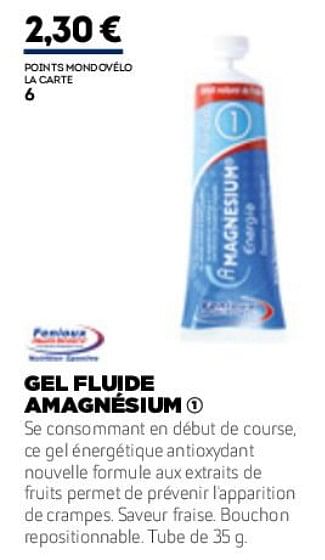 Promotions Gel fluide amagnésium - Fenioux Multisports - Valide de 01/01/2019 à 31/12/2019 chez Sport 2000