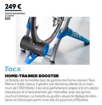 Promotions Home-trainer booster - Tacx - Valide de 01/01/2019 à 31/12/2019 chez Sport 2000