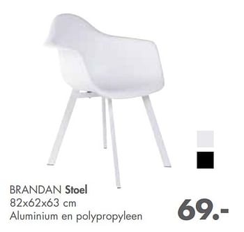 Promoties Brandan stoel - Huismerk - Casa - Geldig van 21/02/2019 tot 30/09/2019 bij Casa