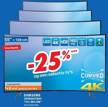 Promoties Samsung ue55nu7300 - Samsung - Geldig van 20/02/2019 tot 04/03/2019 bij Carrefour