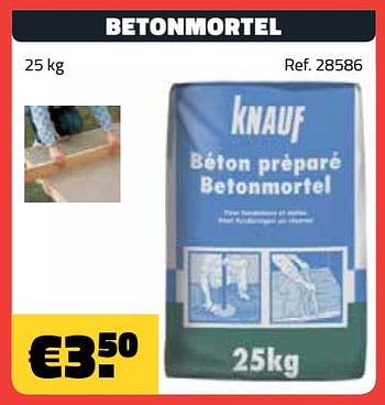 Promoties Betonmortel - Knauf - Geldig van 27/02/2019 tot 31/03/2019 bij Bouwcenter Frans Vlaeminck
