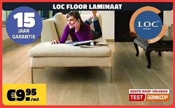 Promotions Loc floor laminaat - Loc Floor - Valide de 27/02/2019 à 31/03/2019 chez Bouwcenter Frans Vlaeminck