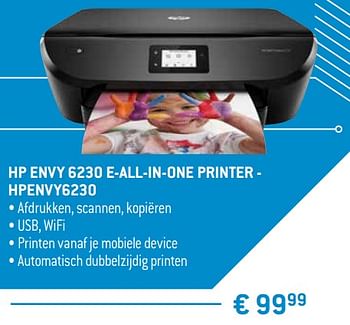 Promoties Hp env y 6230 e-all-in-one printer -hpenv y6230 - HP - Geldig van 15/02/2019 tot 15/04/2019 bij Exellent