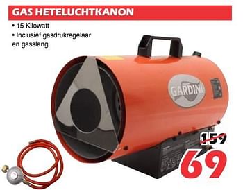 Promoties Gas heteluchtkanon - Gardini - Geldig van 09/02/2019 tot 03/03/2019 bij Itek