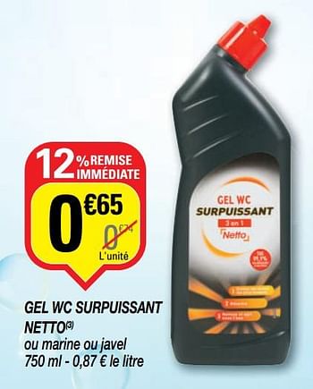 NETTO Gel WC Javel 750ml