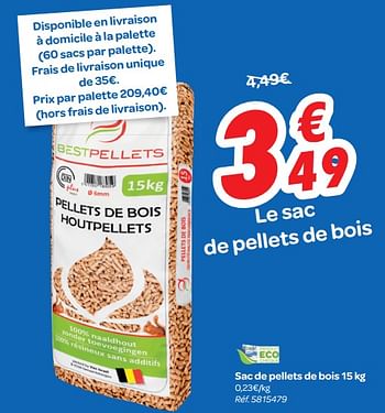 Pellet 15kg : le pellet à Prix Carrefour