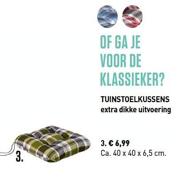 Promoties Tuinstoelkussens - Huismerk - Lidl - Geldig van 24/02/2019 tot 08/04/2019 bij Lidl