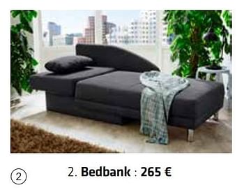 Promoties Bedbank - Huismerk - Euroshop - Geldig van 21/02/2019 tot 30/06/2019 bij Euro Shop