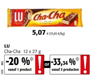 Lu Lu cha-cha - Promotie bij Colruyt