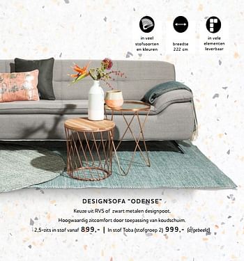 Promoties Designsofa odense - Xooon - Geldig van 25/02/2019 tot 14/04/2019 bij Xooon