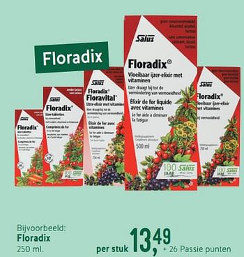 Promoties Floradix - Salus - Geldig van 25/02/2019 tot 25/03/2019 bij Holland & Barret