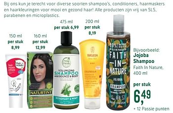 Promoties Jojoba shampoo - Faith in Nature  - Geldig van 25/02/2019 tot 25/03/2019 bij Holland & Barret