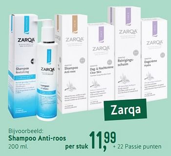 Promoties Shampoo anti-roos - Zarqa - Geldig van 25/02/2019 tot 25/03/2019 bij Holland & Barret