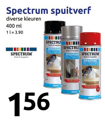 wanhoop binding toon SPECTRUM Spectrum spuitverf - Promotie bij Action