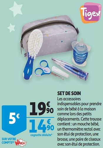 Tigex Set De Soin Toilette De Bebe Bebe Et Puericulture Dwteam In