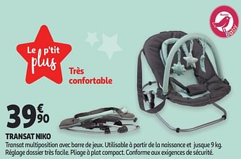 Niko Transat Niko En Promotion Chez Auchan Ronq