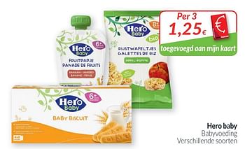 Promoties Babyvoeding - Hero Baby - Geldig van 01/03/2019 tot 31/03/2019 bij Intermarche