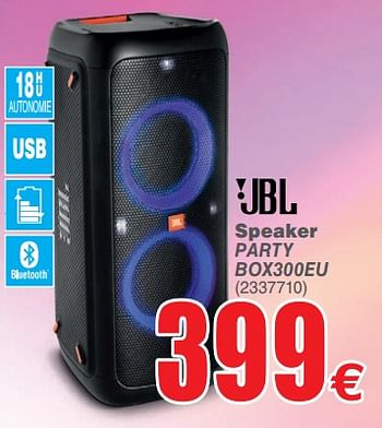 Promoties Jbl speaker party box300eu - JBL - Geldig van 05/03/2019 tot 18/03/2019 bij Cora
