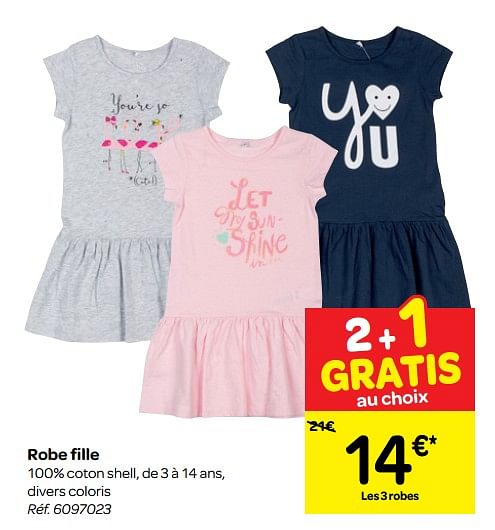 carrefour robe fille