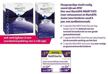 Promoties Marinepa smart fats - Minami Nutrition - Geldig van 01/03/2019 tot 30/03/2019 bij Mannavita