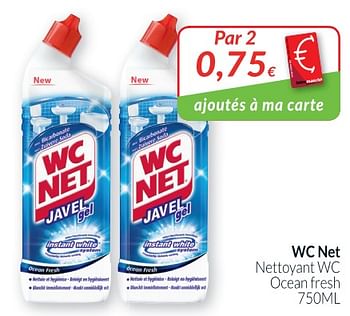 Promotions Wc net nettoyant wc ocean fresh - WC Net - Valide de 01/03/2019 à 31/03/2019 chez Intermarche