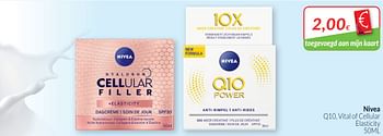 Promotions Qio, vital of cellular elasticity - Nivea - Valide de 01/03/2019 à 31/03/2019 chez Intermarche