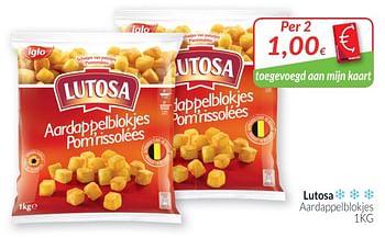 Promoties Aardappelblokjes - Lutosa - Geldig van 01/03/2019 tot 31/03/2019 bij Intermarche