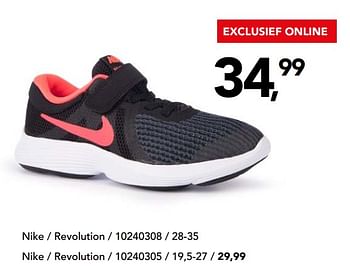 Promoties Nike - revolution - NIKE - Geldig van 08/03/2019 tot 31/03/2019 bij Bristol