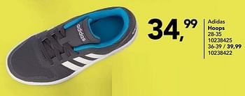 Promoties Sneaker adidas hoops - Adidas - Geldig van 08/03/2019 tot 31/03/2019 bij Bristol