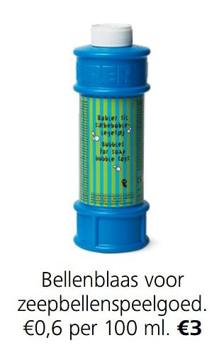 Promoties Bellenblaas voor zeepbellenspeelgoed - Huismerk - Flying Tiger Copenhagen - Geldig van 22/02/2019 tot 28/03/2019 bij Flying Tiger Copenhagen