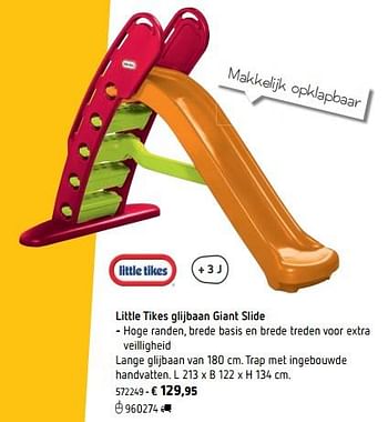 Promoties Little tikes glijbaan giant slide - Little Tikes - Geldig van 11/03/2019 tot 31/08/2019 bij Dreamland