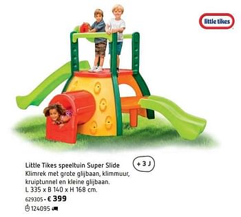 Promoties Little tikes speeltuin super slide - Little Tikes - Geldig van 11/03/2019 tot 31/08/2019 bij Dreamland