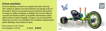 Promoties Green machine 16 inch - Huismerk - Multi Bazar - Geldig van 05/03/2019 tot 31/05/2019 bij Multi Bazar