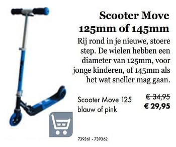 Promoties Scooter move 125 blauw of pink - Move - Geldig van 05/03/2019 tot 31/05/2019 bij Multi Bazar