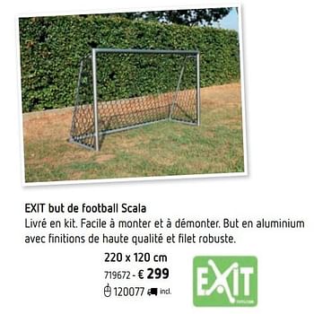 Promotions Exit but de football scala - Exit - Valide de 11/03/2019 à 31/08/2019 chez Dreamland