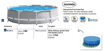 Promotions Intex piscine prism frame pool - Intex - Valide de 11/03/2019 à 31/08/2019 chez Dreamland